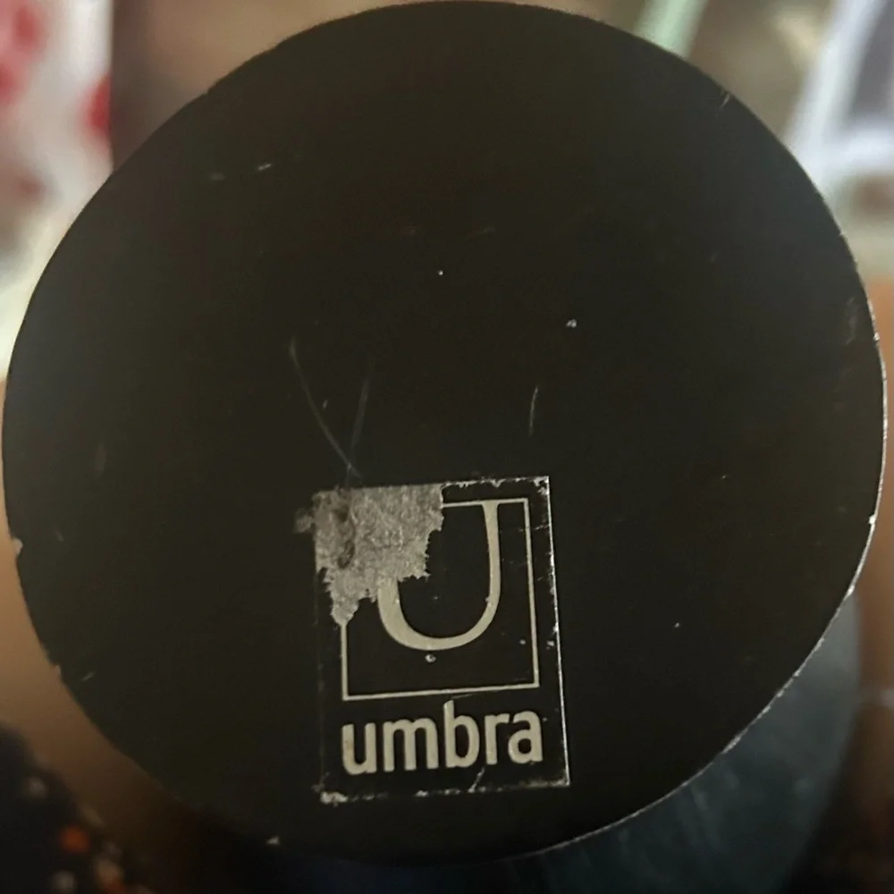 Umbra - Tall Ceramic Vase Black - Black Sheaf Vase - Teardrop Corn Husk texture